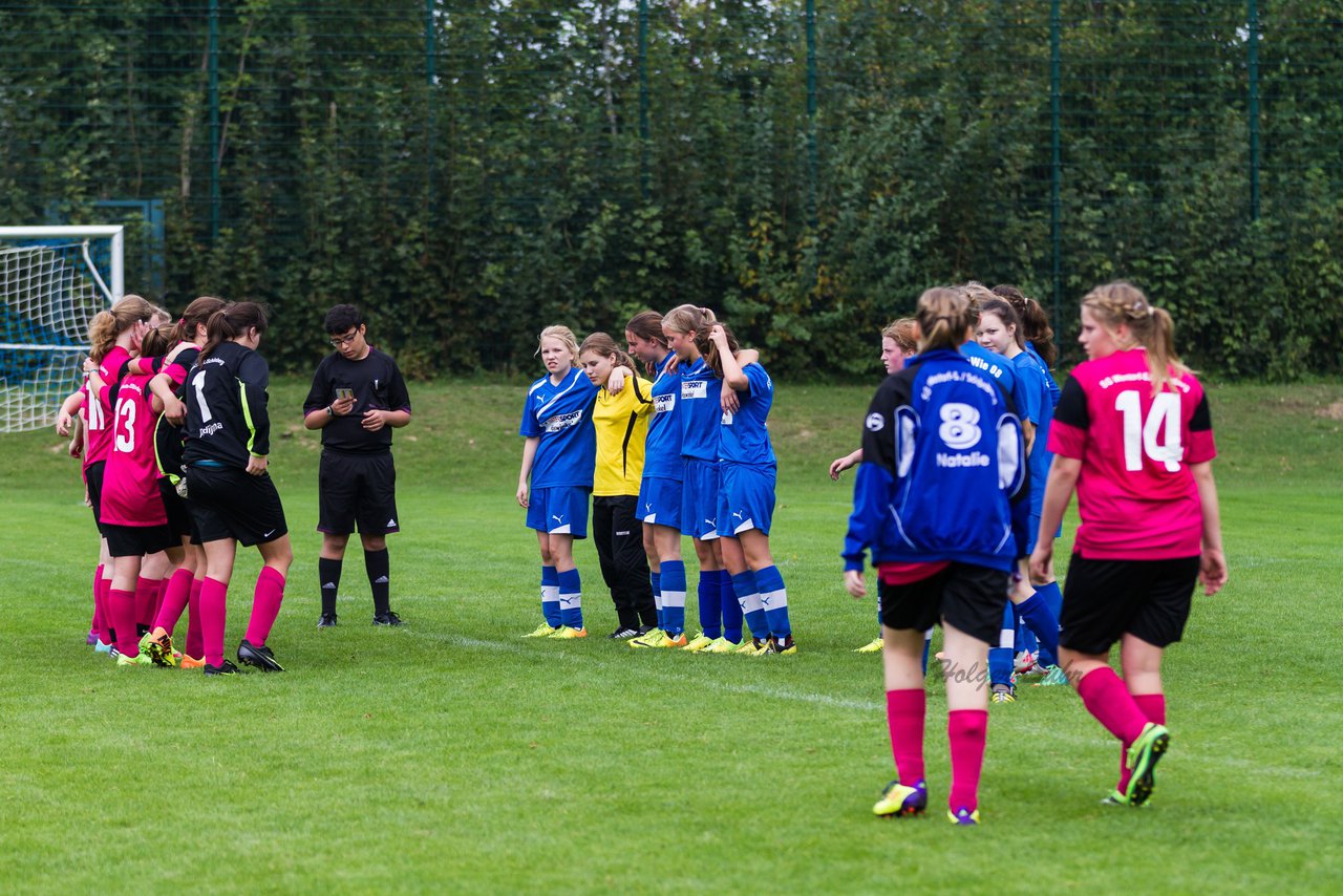 Bild 432 - B-Juniorinnen FSG BraWie 08 - JSG Sandesneben : Ergebnis: 2:0